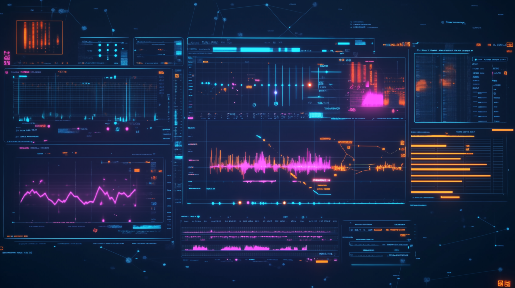 sylkougai_A_screenshot_of_a_futuristic_music_software_with_grid_e2705013-d72b-4fc4-a90e-c27f82049c59